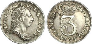 Giorgio III del Regno Unito - 3 pence